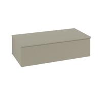 Wall Mounted Bathroom Furniture Villeroy and Boch Antao wih Structure 1 drawer 1000x268x500mm Stone Grey Matt Lacquer/Warm Walnut