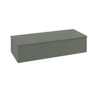 Wall Mounted Bathroom Furniture Villeroy and Boch Antao wih Structure 1 drawer 1200x268x500mm Leaf Green Matt Lacquer/Boticcino