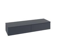 Wall Mounted Bathroom Furniture Villeroy and Boch Antao wih Structure 2 drawers 1600x268x500mm Midnight Blue Matt Lacquer/Boticcino