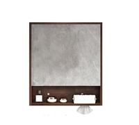 Wall-Mounted Bathroom Medicine Cabinet with Mirror 60cm Storage Solution Demisting & Lighting Stylish Lattice Design Space-Saving for Modern Bathrooms