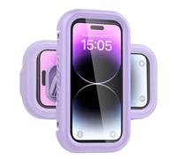 Wall Mounted Bathroom Phone Holder - Shower Cover, Highly Sensitive Cell Phone Accessories, Corner Adjustable Waterproof Cover | Phone Holder for Bathroom Bath Pools Mirror Kitchen Shower Vid