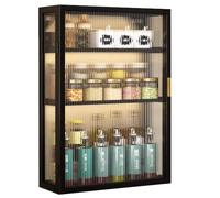 Wall Mounted Bathroom Storage Cabinet 3 Tier Cupboard nizer for Toilet Laundry Room & Bathroom Space Saving Shelves for Efficient Storage Solutions