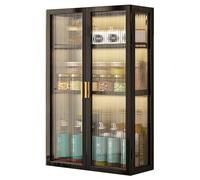 Wall Mounted Bathroom Storage Cabinet - 3-Tier Organizer Rack for Bathroom, Kitchen & Living Room - Space-Saving, Stylish Shelving Solution for Optimal Home Organization