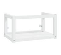 Wall-mounted Bathroom Washbasin Frame Iron Multi Sizes White/Black vidaXL