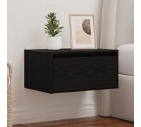 Wall-Mounted Bedside Cabinet 1 Drawer Floating Nightstand Bed Side Table vidaXL