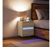 Wall-Mounted Bedside Cabinet Drawer Storage Shelf Display Floating Nightstand Uk