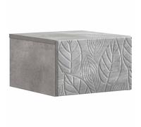 Wall-Mounted Bedside Cabinet Engineered Wood Desk Floating Compact vidaXL