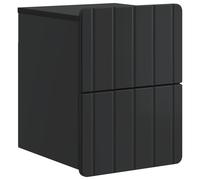 Wall-Mounted Bedside Cabinet with Drawer Engineered Wood Storage Stable vidaXL