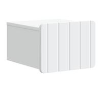 Wall-Mounted Bedside Cabinet Engineered Wood Storage Floating Table vidaXL
