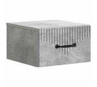 vidaXL Wall-Mounted Bedside Cabinet White 34.5 x 33 x 20 cm