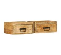 Wall-mounted Bedside Cabinet Floating Cabinet Bedside Table Wall Unit vidaXL