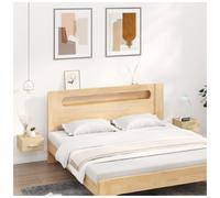 Wall-mounted Bedside Cabinet Pair 35x35x20cm Sonoma Oak Compact Engineered Wood