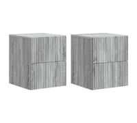 Wall-Mounted Bedside Cabinet with Drawer Engineered Wood Floating Desk vidaXL