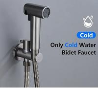Wall Mounted Bidet Kit 29cm Compact Design(gray) | Two spray modes, gentle for mist to strong jet, for versatile cleaning, personal , diaper care