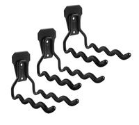 Wall-Mounted Bike Holder Tool Hooks Steel 3 pcs