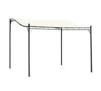 Wall Mounted Black Cream White 3x3 m Awning Metal Frame