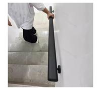 Wall Mounted Black Handrail 6ft 7ft 9ft 10ft 12ft 12feet 17ft 18ft 20ft, Home Hotel Villas Bars Non-Slip Safety Grab Handle, Elderly Child Disabled Barrier Free Grab Bars(9.5ft/2.9m(2 Section))