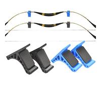 Wall-Mounted Bow Rack Bow Display Wall Hanger Longbow Wall Rack Wall Mount Storage Rack to Display Your Bow for Recurve Bow Traditional Longbow (Black)