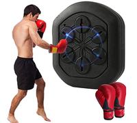 Wall-mounted boxing wall target, intelligent music boxing machine with boxing gloves, hits the target according to the music and lighting