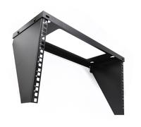 Wall Mounted Bracket 6U Rack 19 inch for Vertical Home/Office/Studio Wall Fixing