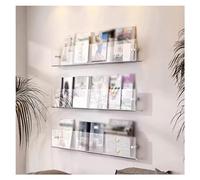 Wall Mounted Brochure Holder - 3-Pack Commercial Leaflet Organizer for Waiting Rooms, Lounges, and Reception Areas - Advertising Display Rack for Easy Access