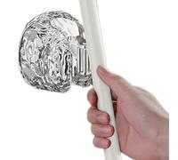 Wall Mounted Broom Holder | Space Saving Wall Hooks No Drilling - Wall Mounted Storage Rack for Bathroom Garage Outdoor Garden Kitchen Room