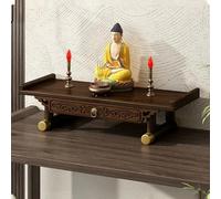 Wall-mounted Buddha Altar Table with Telescopic Shelf for Home Buddhist Ritual Storage