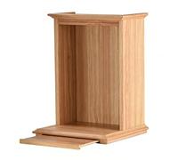 Wall-Mounted Buddha Stand Altar Table, Bamboo Prayer Niche for Pooja and Incense, Space-Saving Home Decor