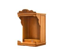 Wall-mounted Buddha Statue Altar Table,solid Wood Altar Table Shrine,Buddhist Altar,shamanic Altar,offering Table,meditation Altar Table,home Incense Altar(Huanghuali,S)