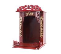 Wall-mounted Buddhist Altar with Extendable Shelf for Meditation and Personal Shrines in Bedrooms, Living Rooms, Offices