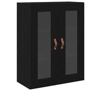 vidaXL Wall-mounted Cabinet Wall-mounted Black oak 69.5 x 34 x 90 cm