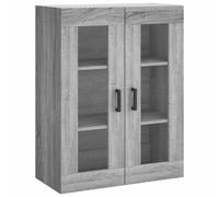 vidaXL Wall Mounted Cabinet Grey Sonoma 69.5x34x90 cm