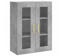vidaXL Wall Cabinet Black Oak 69.5 x 34 x 90 cm Engineered Wood, Black