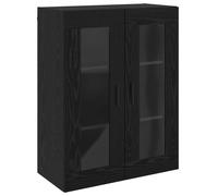 vidaXL Wall Mounted Cabinet Black 69.5 x 34 x 90 cm Engineered Wood