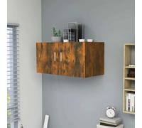 vidaXL Wall Mounted Cabinet Smoked Oak 80x39x40 cm Engineered Wood UK HOT