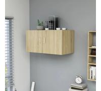 vidaXL Wall Mounted Cabinet Sonoma Oak 80x39x40 cm Engineered Wood