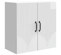 Wall-Mounted Cabinet Engineered Wood Storage Modern Space Saving Indoor vidaXL