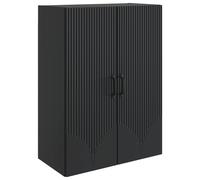 Wall-Mounted Cabinet Engineered Wood Storage Modern Space Saving Indoor vidaXL