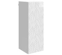 Wall-Mounted Cabinet High Gloss White Engineered Wood 33x34.5x90cm 2 Shelves 1D