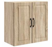 Wall Mounted Cabinet Sonoma Oak 59 x 31 x 60 cm Engineered Wood 2-Door 1-ShelfXL
