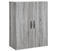 vidaXL Wall Mounted Cabinet Grey Sonoma 69.5x34x90 cm Engineered Wood