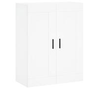 vidaXL Wall-mounted Cabinet Wall-mounted Black Oak 69.5 x 34 x 90 cm, Black