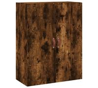 vidaXL Wall Mounted Cabinet Smoked Oak 69.5x34x90 cm, Brown