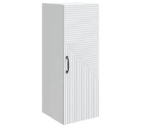 Wall-Mounted Cabinet White 33x34.5x90cm Engineered Wood Vintage Wall Storage Set