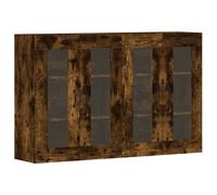 vidaXL Wall Mounted Cabinets 2 pcs Old wood 69.5 x 34 x 90 cm