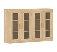 Wall Mounted Cabinets Storage Cabinet Cupboard 2 pcs Engineered Wood vidaXL