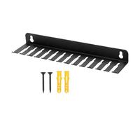 Wall Mounted Cable Hanger, with Wall-Mounted Design, 26x9x3cm, Steel Cord Organizer, Compact Cable Rack, Sturdy Materials, for Workshops Studios Server Rooms Workbenches
