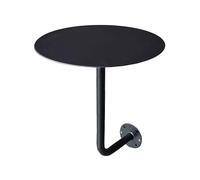Wall Mounted Cafe Table with Card Holder, Space-Saving Side Table for Coffee Shops Small Rooms