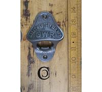 Wall Mounted Cast Antique Iron Bottle Opener "GWR"