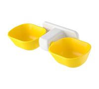 Wall Mounted Cat Bowl Pet Feeding Bowl Double Bowls Cat Dog Hanging Water Bowls Adjustable Height Food Basin For Pet